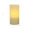 Homeroots 8" Ivory Flameless Pillar Candle 485138 - alternate 6