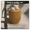 Leisuremod Eden 14 in Round Stone Side Table, Weatherproof Pedestal Base, Fully Assembled EST14BR - alternate 10