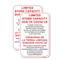 Signmission Limited Store Capacity Due To Spanish, 18'' X 24'' 2 Signs, Heavy Gauge Aluminum, 2PK A-1824-2PACK-25450 - alternate 1