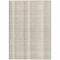 Homeroots 3' X 5' Ivory Beige And Tan Plaid Washable Indoor Outdoor Area Rug 613969 - alternate 9