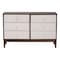 Baxton Studio Nikolai Mid-Century Beige Fabric and Wenge Brown Wood 6-Drawer Dresser 255-14057-ZORO - alternate 10