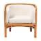 Bali & Pari Bandung Bohemian Light Honey Rattan Accent Chair 250-13876-ZORO - alternate 10