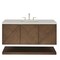 James Martin Vanities Marcello 48" Single Vanity, Chestnut, w/ 3 CM Siberian Silestone Top w/FreePower Wireless Charger D200-V48-CSN-FSFR - alternate 1