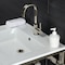 Kingston Brass One-Handle Single-Hole Bathroom Faucet with Deck Plate and Push Pop-Up Drain, Polished Nickel LS821CTLPN - alternate 6