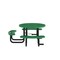 Flash Furniture Round Green, Polyethylene, Steel, 82.5 in L SLF-EMR46ADA-HL60L-GN-GG - alternate 9