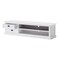 Homeroots 71in Classic White Entertainment Unit with Two Drawers 397772 - alternate 10