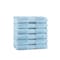 Arkwright Home Egyptian Cotton Washcloth 13x13 Blue - Pack of 6, 6PK P-EGYP-1313-BLU - alternate 1