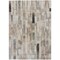 Homeroots 10' X 14' Taupe And Gray Striped Washable Indoor Outdoor Area Rug 615529 - alternate 8