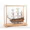 Homeroots 13in X 36in X 31.5in Display Case For Midsize Tall Ship Clear Finish 364368 - alternate 7