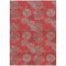 Homeroots 8' X 10' Red Gray And Silver Polka Dot Washable Indoor Outdoor Area Rug 614704 - alternate 7