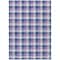 Homeroots 5' X 8' Navy Blue Purple And Beige Plaid Washable Indoor Outdoor Area Rug 601411 - alternate 9