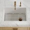 Whitehaus Collection Undermount/Drop-in Fireclay Kitchen Sinks, Stainless Steel Grid Included WHUF3119 - alternate 7