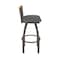 Holland Bar Stool Co Revelle 30in Swivel Bar Stool with Bronze Finish, Medium Back and Graph Coal Seat 881 - alternate 10