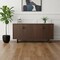 Homeroots 71in Brown Sideboard Soft Close with Four Doors 611012 - alternate 8