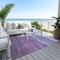 Homeroots 8' X 10' Purple And Lavender Abstract Washable Indoor Outdoor Area Rug 618151 - alternate 8