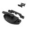 Prime-Line Window Sash Lock, 2-1/16 on hole centers, with Keeper, Diecast Cam Action, Matte Black (Single Pack) F 27638 - alternate 2