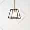 Jonathan Y Girard 9.25" 1-Light Farmhouse Industrial Iron LED Pendant, Black/Brass Gold JYL6509A - alternate 13