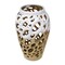 Homeroots 13" Gold And White Pierced Urn Porcelain Table Vase With Sculptural Details 569273 - alternate 6