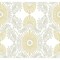 A-Street Prints Villa Light Yellow Embellished Ogee Wallpaper 4122-72400 - alternate 1