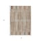 Homeroots 3' X 5' Rust And Ivory Striped Washable Indoor Outdoor Area Rug 631551 - alternate 9