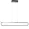 Jonathan Y Ned 39" Dimmable Adjustable Integrated LED Metal Linear Pendant, Black JYL7021B - alternate 10