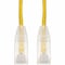 Add-On 6IN RJ-45 MALE TO RJ-45 MALE CAT6 STRAIGHT YELLOW SLIM UTP COPPER PVC ADD-0-5FSLCAT6-YW - alternate 1