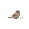 Homeroots Set of Six 3" Blue And Brown Polyresin Bird Figurine Tabletop Sculpture, 6PK 518144 - alternate 7