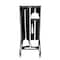 5S Supplies Housekeeping Shadow Board Broom Station V14, Black / White, Broom, No Text HSB-V14-BLACK/WHITE-BO-NO TEXT - alternate 1