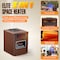 Dr Infrared Heater Walnut Advanced Dual Heating System with Humidifier and Oscillation Fan and Remote Control DR-998W - alternate 6