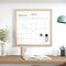 Martha Stewart Everette 18in. x 18in. Magnetic Monthly Calendar Dry Erase Board, w/Dry Erase Marker and 2 Mgnts BR-PM-MWP-4545-LN-MS - alternate 10