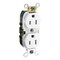 Leviton Duplex Receptacle Outlet, 15A, White, 125V CR015-W - alternate 1