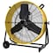Edendirect High Velocity Drum Fan, 24 in Blade Dia, 120V, 7,800/9,200 cfm IR-FAND24E - alternate 1