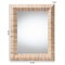 Bali & Pari Adino Bohemian Woven Natural Grasscloth Rectangle Accent Mirror 255-14038-ZORO - alternate 4