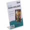 Nudell Sign Holder, Side Loading, 4"x6", Clear NUD35446 - alternate 2
