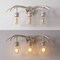 Jonathan Y Wyatt 25.5 in. 3-Light Southwestern Bohemian Resin/Seeded Glass Faux Antler LED Vanity Light, Antique JYL6309C - alternate 9
