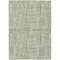 Homeroots 3' X 5' Green And Ivory Striped Washable Indoor Outdoor Area Rug 583420 - alternate 9