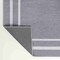 Jonathan Y Sloane Classic 2-Stripe Border Non-Slip Machine-Washable Gray/Cream 5 ft. x 8 ft. Area Rug WSH125A-5 - alternate 8