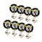 Mytee Products Auto Hauler Car Flatbed Tie Down Kit Lasso Wheel Ratchet Straps w/ Chain, 8PK RST-212SM-CAx8 - alternate 1