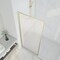 Anzzi Welle 74x34in Framed Fixed Shower Screen Door, Brushed Gold with 5/16in 8mm Tempered Fluted Glass SD-AZ22-01BG-FL - alternate 9