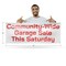 Signmission Community Wide Garage Sale this Saturday, 18 Inch x 48 Inch, Vinyl Banner B-30522 - alternate 5