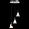 Jonathan Y Alain 12.5" 3-Light Adjustable Cascading Metal Integrated Cluster LED Pendant, Chrome JYL7036A - alternate 15