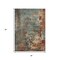 Homeroots 3' X 5' Pale Aqua Copper And Beige Abstract Washable Indoor Outdoor Area Rug 618232 - alternate 9