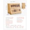 Vevor Bread Box for Kitchen Counter Large Capacity Bamboo Storage Container Natural SX001 - alternate 7