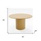 Homeroots 52" Brown Solid Wood Pedestal Base Round Top Dining Table 720989 - alternate 5