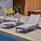 Lagoon Tahiti Resin Rattan Style Chaise Lounge 7030G6-SSLGS - alternate 4