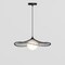 Vidalite L’Acrobate Pendant - Matte Black Wireframe Design and Opal Glass Diffuser Shade, Adjustable Height CE1059956 - alternate 1