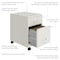 Space Solutions 14.25 in W 2 Drawer Mobile Vertical File Cabinet W/ Accessory Drawer, Pearl White 25709 - alternate 15