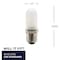 Bulbrite Mini 75w Equivalent T8 Medium Screw Base E26 in Frost Finish Dimmable 2900K Halogen Light Bulb, 5PK 861991 - alternate 8