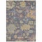 Homeroots 3' X 5' Blue Charcoal And Gold Floral Washable Indoor Outdoor Area Rug 604114 - alternate 8