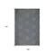 Homeroots 9' X 12' Gray and Blue Geometric Stain Resistant Indoor Outdoor Area Rug 531607 - alternate 9